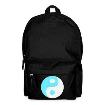 chinesische tradition, chinesisches Yin und Yang - Rucksack - Schwarz - Vorne