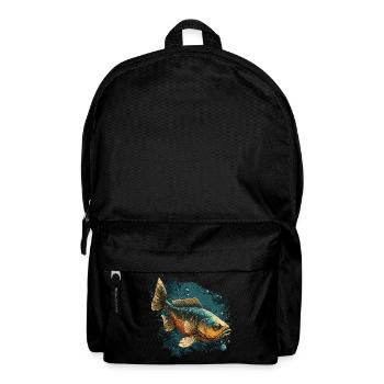 Bass Fish - Backpack - black - Front