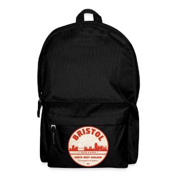 Bristol Skyline Retro Emblem - Backpack - black - Front