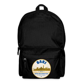 Insigne vintage Bari Skyline - Sac à dos - noir - Devant