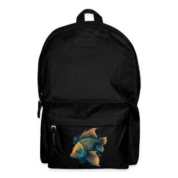 Fliegenfischen - Rucksack - Schwarz - Vorne