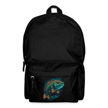 Fisch - Rucksack - Schwarz - Vorne