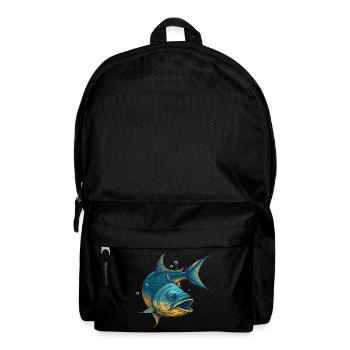 Fish Painting - Backpack - black - Front