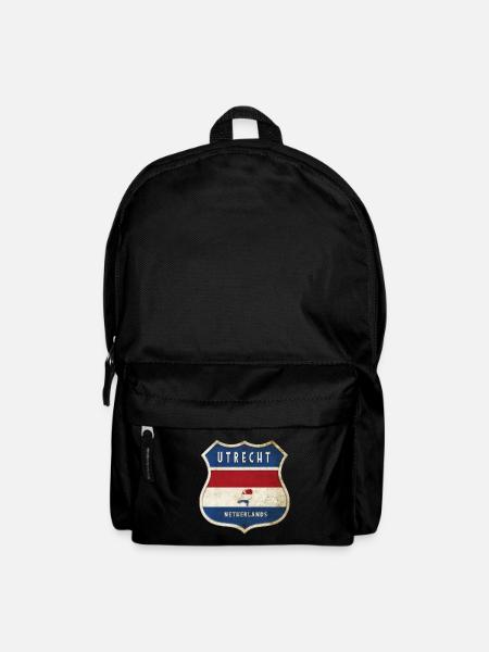 Utrecht Niederlande Wappen Design - Rucksack - Schwarz