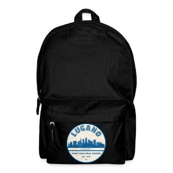 Lugano Skyline Badge - Sac à dos - noir - Devant