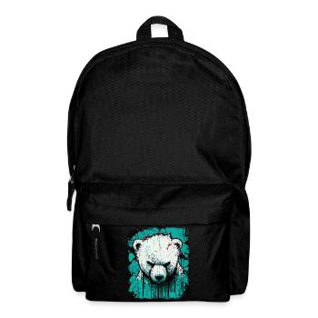 Angry Polar Bear - Backpack - black - Front