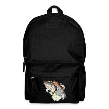 japanischer Sonnenschirm und Burunduk - Rucksack - Schwarz - Vorne