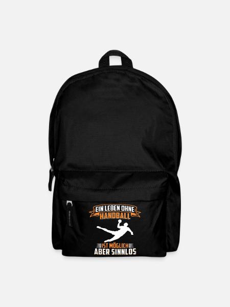 ein leben ohne handball ist möglich aber sinnlos - Rucksack - Schwarz