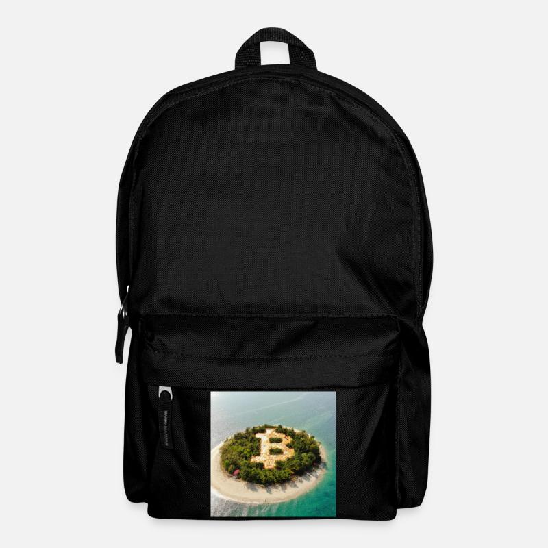 Bitcoin Symbol - Backpack - black