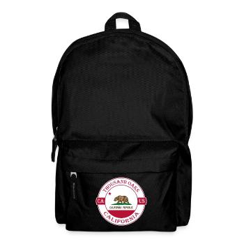 Thousand Oaks California Flag USA Souvenir Logo - Backpack - black - Front