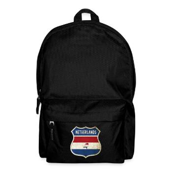 Design du drapeau des Pays-Bas - Sac à dos - noir - Devant
