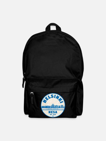 Helsinki Skyline Emblem 1550 - Rucksack - Schwarz