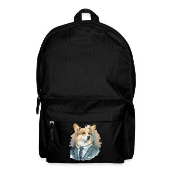Corgi bon sens du style - Sac à dos - noir - Devant