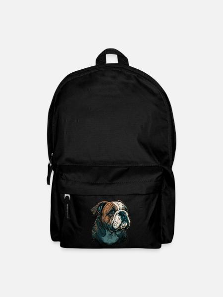 Entzückende Bulldogge - Rucksack - Schwarz