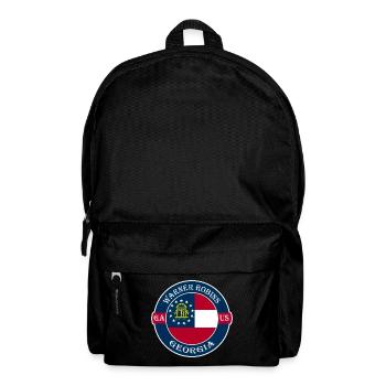 Warnr Robins Georgia Flag USA Seal Stamp Badge - Sac à dos - noir - Devant