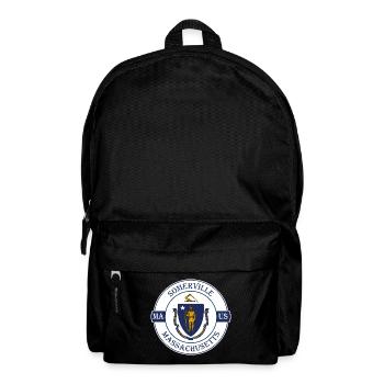 Somerville Massachusetts Flagge USA Souvenir Logo - Rucksack - Schwarz - Vorne