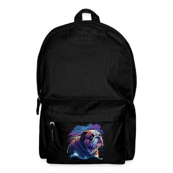 Bulldog on Water - Backpack - black - Front