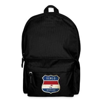 Venlo Netherlands coat of arms design - Backpack - black - Front