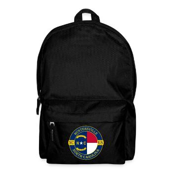 Huntersville North Carolina Flagge USA Souvenir - Rucksack - Schwarz - Vorne
