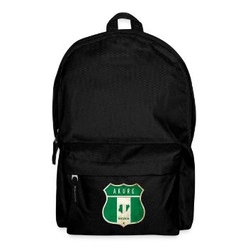 Design du drapeau d'Akure Nigeria - Sac à dos - noir - Devant