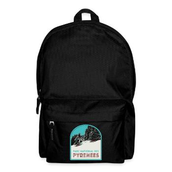 Pyrenäen-Nationalpark unter dem Schnee - Rucksack - Schwarz - Vorne