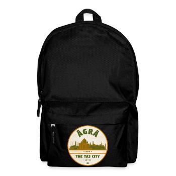 Agra Taj Stadt Silhouette - Rucksack - Schwarz - Vorne