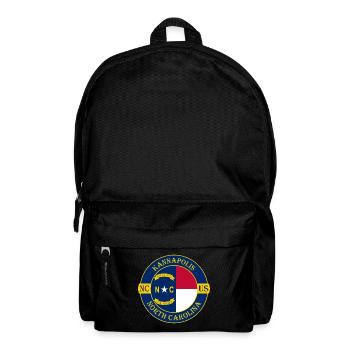 Kannapolis North Carolina Flagge USA Reise Souvenir - Rucksack - Schwarz - Vorne