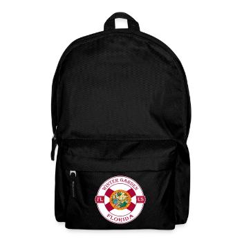 Winter Garden Florida Flagge USA Souvenir Abzeichen - Rucksack - Schwarz - Vorne