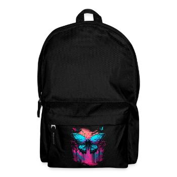Vaporwave Dreams Schmetterling - Rucksack - Schwarz - Vorne