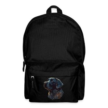Erstaunlicher Labrador Retriever mit Blättern Stil Körper - Rucksack - Schwarz - Vorne