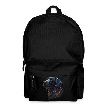 Erstaunlicher Labrador Retriever mit Blättern Stil Körper - Rucksack - Schwarz - Vorne