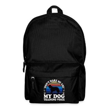 Cocker Spaniel Hund Liebhaber Silhouette Vintage Sonnenuntergang - Rucksack - Schwarz - Vorne