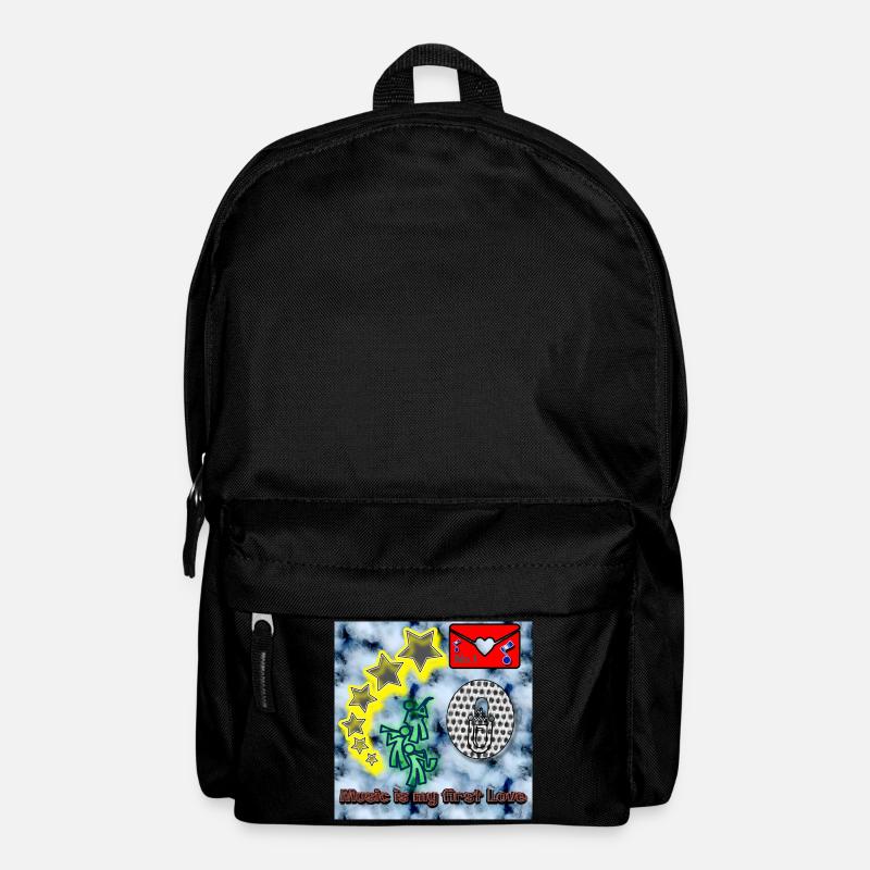 Music is my first Love - Image - 2023 - Backpack - black
