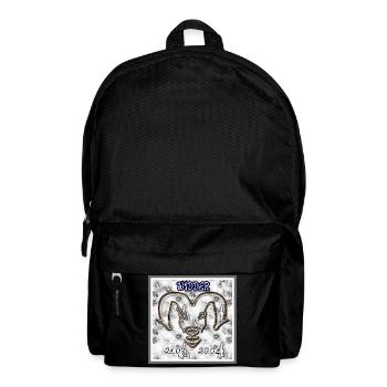 Sternzeichen Widder - Abbild - 2023 - Rucksack - Schwarz - Vorne