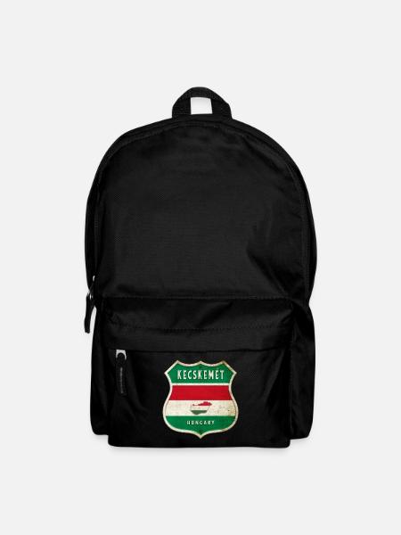 Kecskemét Ungarn Wappen Flaggen Design - Rucksack - Schwarz