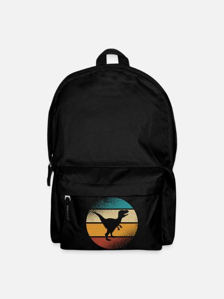 Velociraptor Dino Dinosaurier - Rucksack - Schwarz