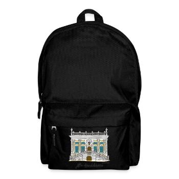 Leipzig, Alte Handelsbörse, Wahrzeichen, Sachsen - Rucksack - Schwarz - Vorne