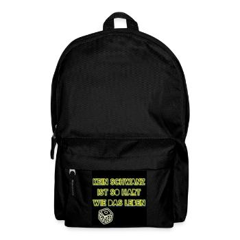 Kein Schwanz ist so hart wie das Leben - Club WoW - Rucksack - Schwarz - Vorne