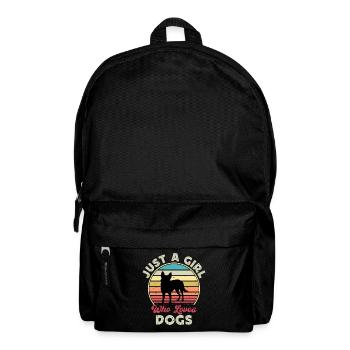 Carolina Dog Lover Silhouette Vintage Sunset - Sac à dos - noir - Devant