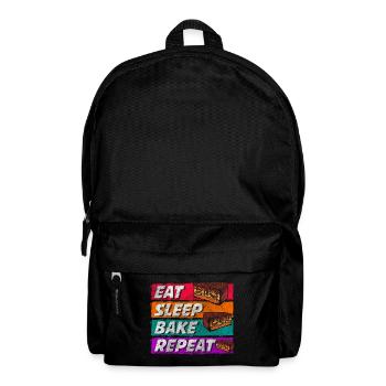 Cake Baker Sweet Dessert - Backpack - black - Front