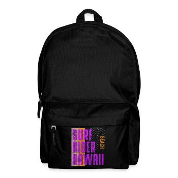 Surfing Surfboard Water - Backpack - black - Front