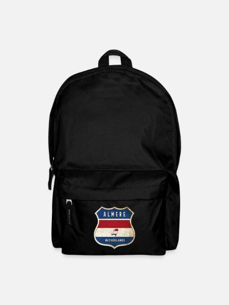 Almere Niederlande Wappen Design - Rucksack - Schwarz