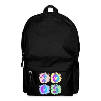 Year of birth 2005 - 21st birthday - Backpack - black - Front