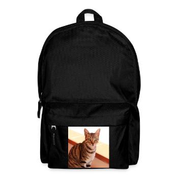 Chat chaton affiche chat carré affiche - Sac à dos - noir - Devant