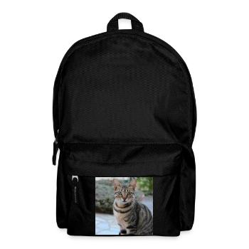 Chat chaton affiche chat carré affiche - Sac à dos - noir - Devant