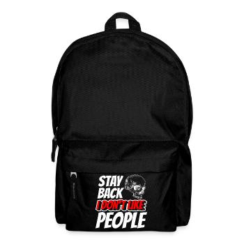 Sarcasm People Misanthrope Rejection - Backpack - black - Front