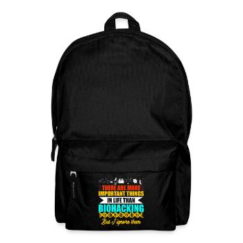Biohacker Design - Rucksack - Schwarz - Vorne