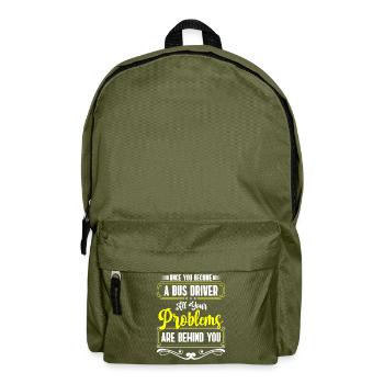 Chauffeur de bus - Sac à dos - vert olive - Devant