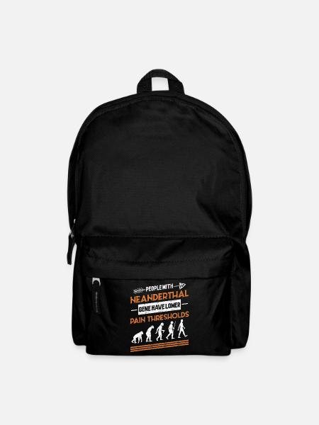 Prähistorischer Neandertaler Paläoanthropologie - Rucksack - Schwarz