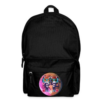 Mouth Cat - Backpack - black - Front